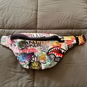 Sprayground Multicolor Graffiti Crossbody Bag